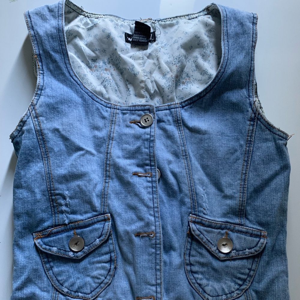 Denim vest